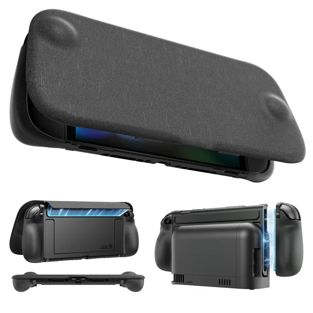 Split Every Day Case for Switch 2, Magnetic Detachable Front Cover, Adj Stand